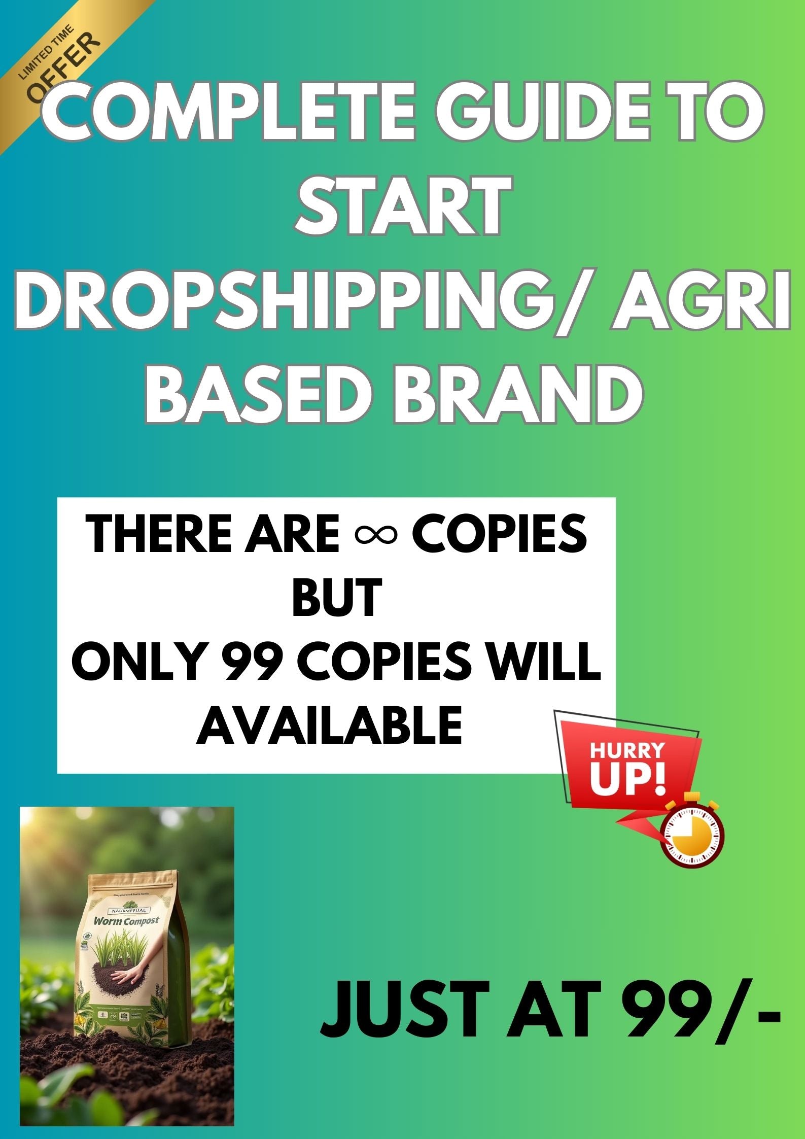 Agri Products Dropshipping Guide – Start Selling Globally (Digital Download)