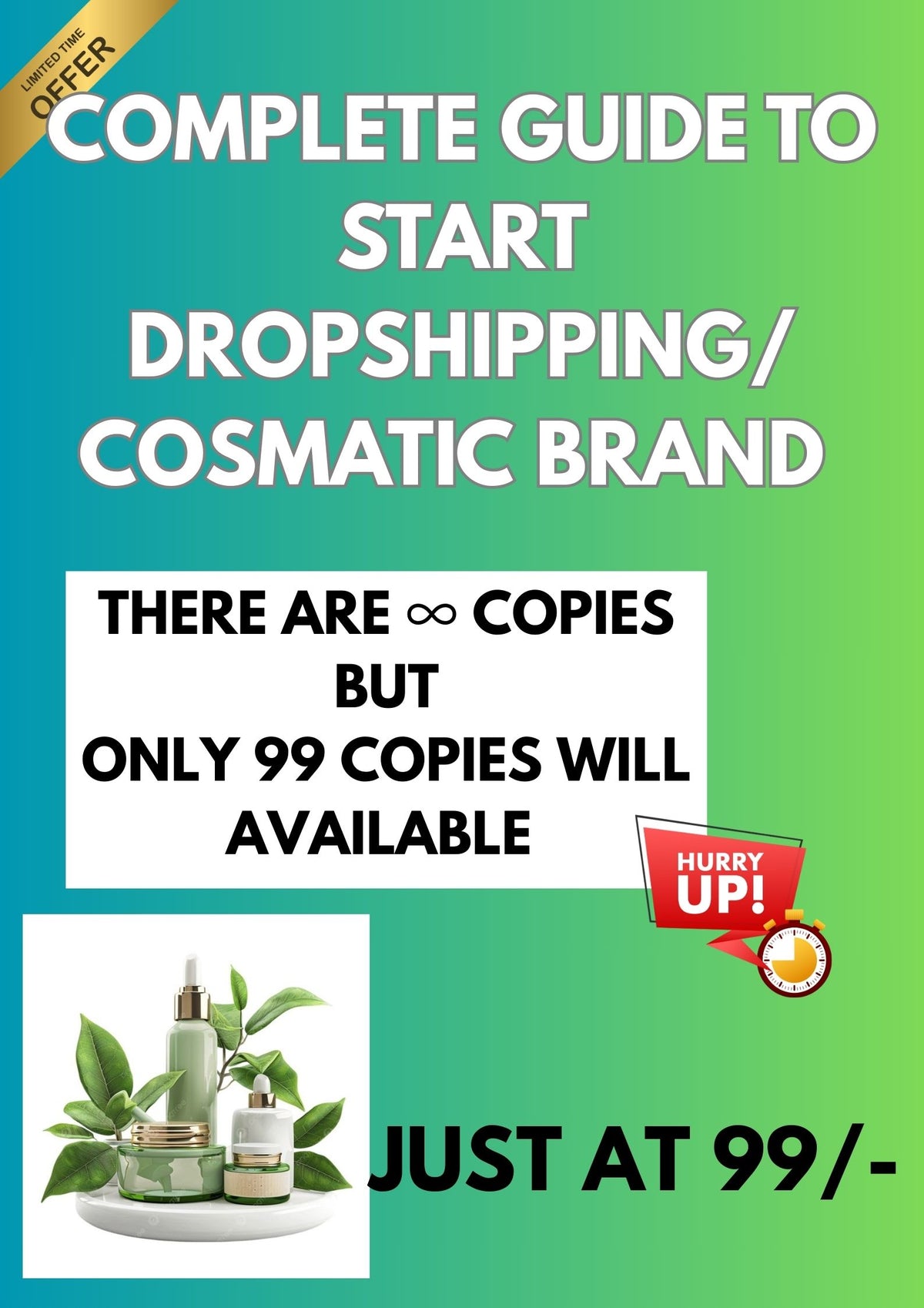 Cosmetic Dropshipping Guide – India to Global (Complete A–Z Business Setup & Shopify Integration)